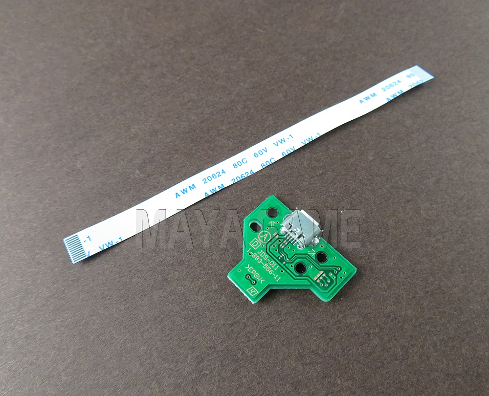 Зарядное устройство черз порт USB гнездо на плату цепи JDS 001 011 030 040 050 055 с ленточным кабелем для Playstation 4 PS4 Pro контроллер комплект из 2 предметов