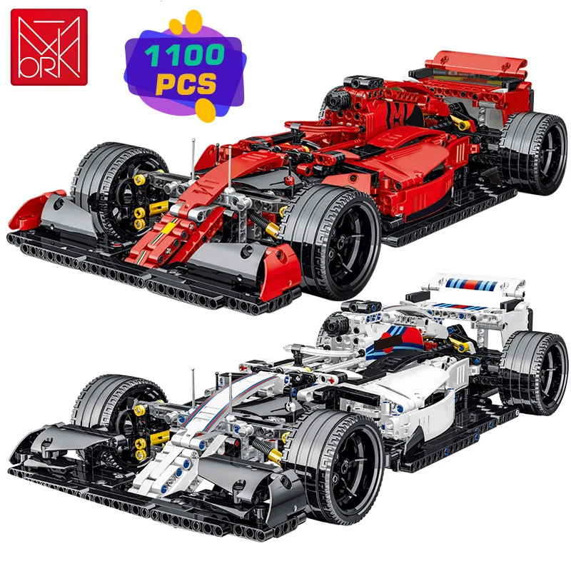 

Технический Legp Technik MOC F1 спортивный автомобиль, строительные блоки, гоночный автомобиль, кирпичи, развивающие игрушки, праздничный подарок д...