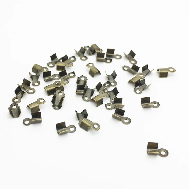 200 шт./лот модные ювелирные изделия ожерелье/шнур обжимные наконечники 3*6 мм |