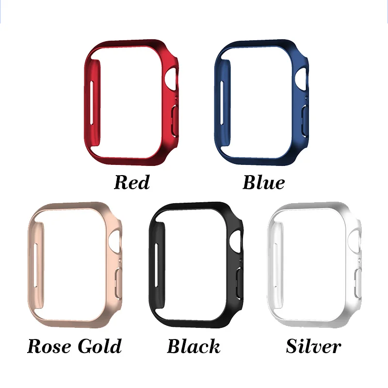 

41mm PC Watch Case for Apple Watch 45mm Hard Protective Shell for iWatch 7 Series Replacement Accessories