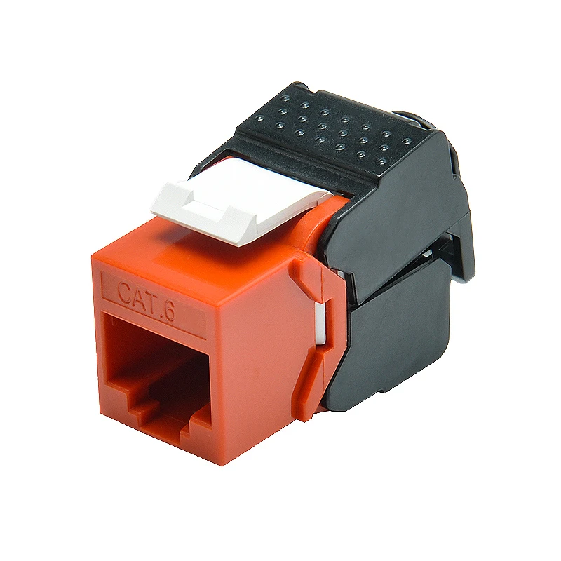 Гигабитные Разъемы RJ45 CAT6 Keystone модули Бесконтактное подключение (не требует