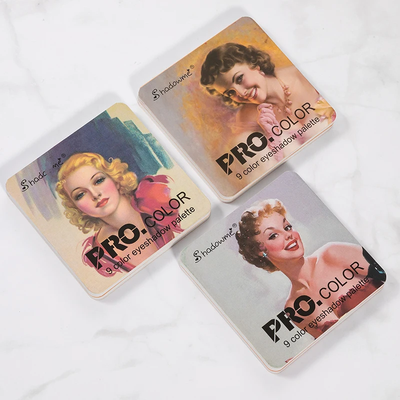 Лучшие продажи глаз диск для теней 9 цветов Тени макияжа оптом |
