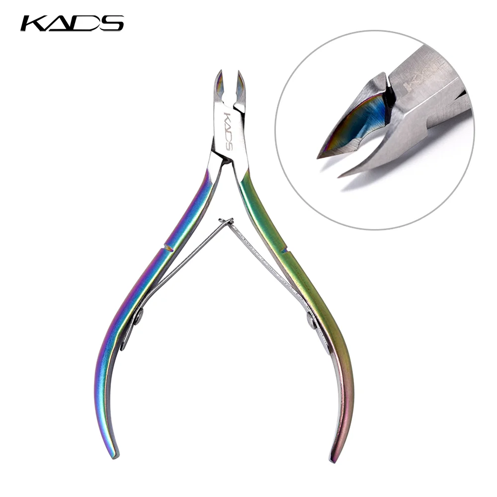 Радужные ножницы для кутикулы удаления нежелательной кожи кусачки ногтей