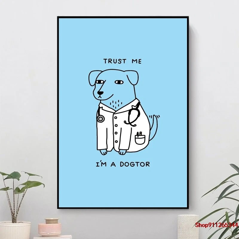 Плакаты и принты Dogtor Современная Картина на холсте Настенная картина для