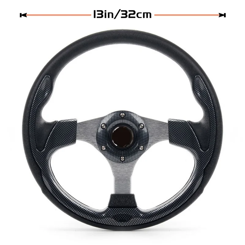 Спортивный руль AMCC JDM модифицированный 13 дюймов 320 мм алюминиевый подвижный
