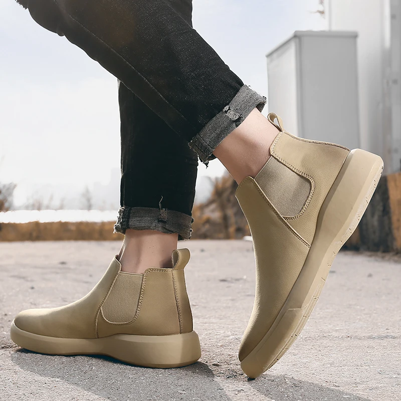 

Sapatos Casual Mens Black Boots Causal Shoes For Men Lather Casual Fashion Leather Men's Winter 2020 Sport Oxford