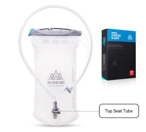 AONIJIE 1.5L/2L/3L Открытый Велоспорт Бег Складная ТПУ сумка для воды спортивная Гидратация мочевого пузыря для кемпинга Пешие прогулки альпинизм - Цвет: Top Tube Seat Box
