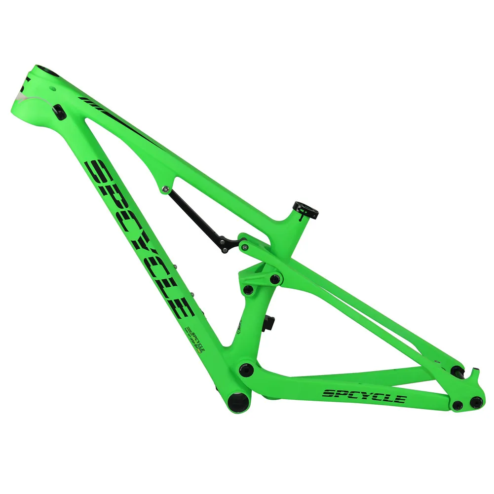 Spcycle XC Carbon Full Suspension Frame 27.5er 29er Mountain Bike 148*12mm Boost MTB 27.5+ BB92 | Спорт и развлечения
