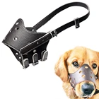 Регулируемая дышащая маска, мордочка для домашних животных, Антибликовая безопасность для жевания для маленьких и больших собак, мягкие мордочки для тренировок