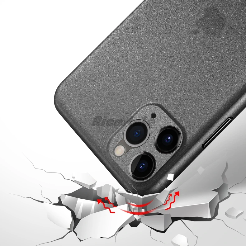 Ультратонкий матовый чехол для iphone 11Pro 11 Pro MAX ультратонкая задняя крышка из