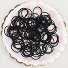 Резинка для волос детская, разноцветная, тонкая, 100 шт.лот, 3 см