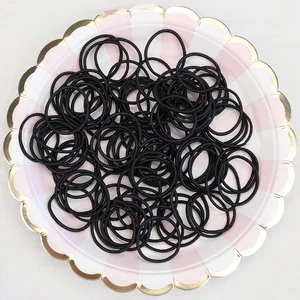 Резинка для волос детская, разноцветная, тонкая, 100 шт.лот, 3 см