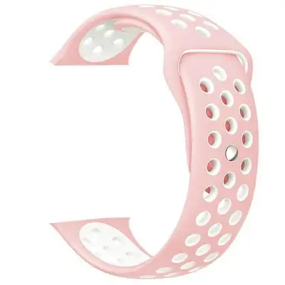 pink-white Прямая поставка 42 мм браслет кремнеземный Ремешок Красочные умные часы аксессуары сменный ремешок для F10 IWO 8 10 11 12 Pro - Цвет: pink-white