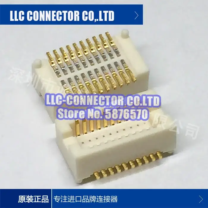

10 pcs/lot DF12D(4.0)-20DP-0.5V legs width:0.5MM 20PIN Board to board connector 100% New and Original