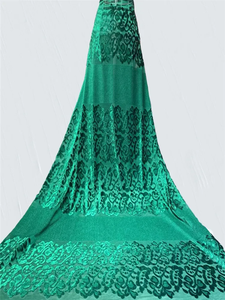 

Нигерийская бархатная кружевная ткань 2021, высококачественное кружево, африканская кружевная ткань для свадьбы, французское Тюлевое кружев...