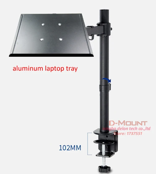 DL-MD10LP60 DL-MD10LP настольная подставка для ноутбука компьютерный лоток монитор держатель 1"-27" зажим базовый монитор крепление кронштейн загрузка 9,9 кг - Цвет: DL-MD10LP60