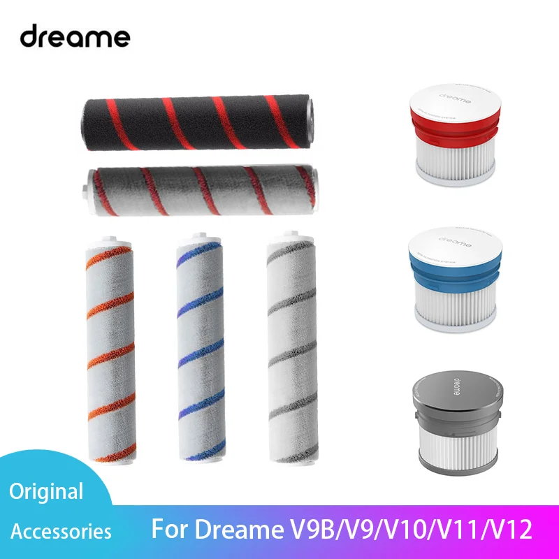 

Original accessories For Xiaomi Youpin Dreame V9/V9B/V10/V11/V12 Handheld Wireless Vacuum Cleaner roller brush HEPA filter