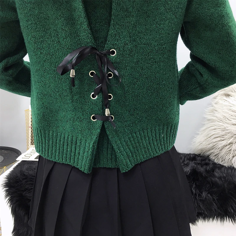 

ladies sweater women autumn winter tops clothes 2019 knitted pullover knitwear loose cute sweet sweaters female A5778