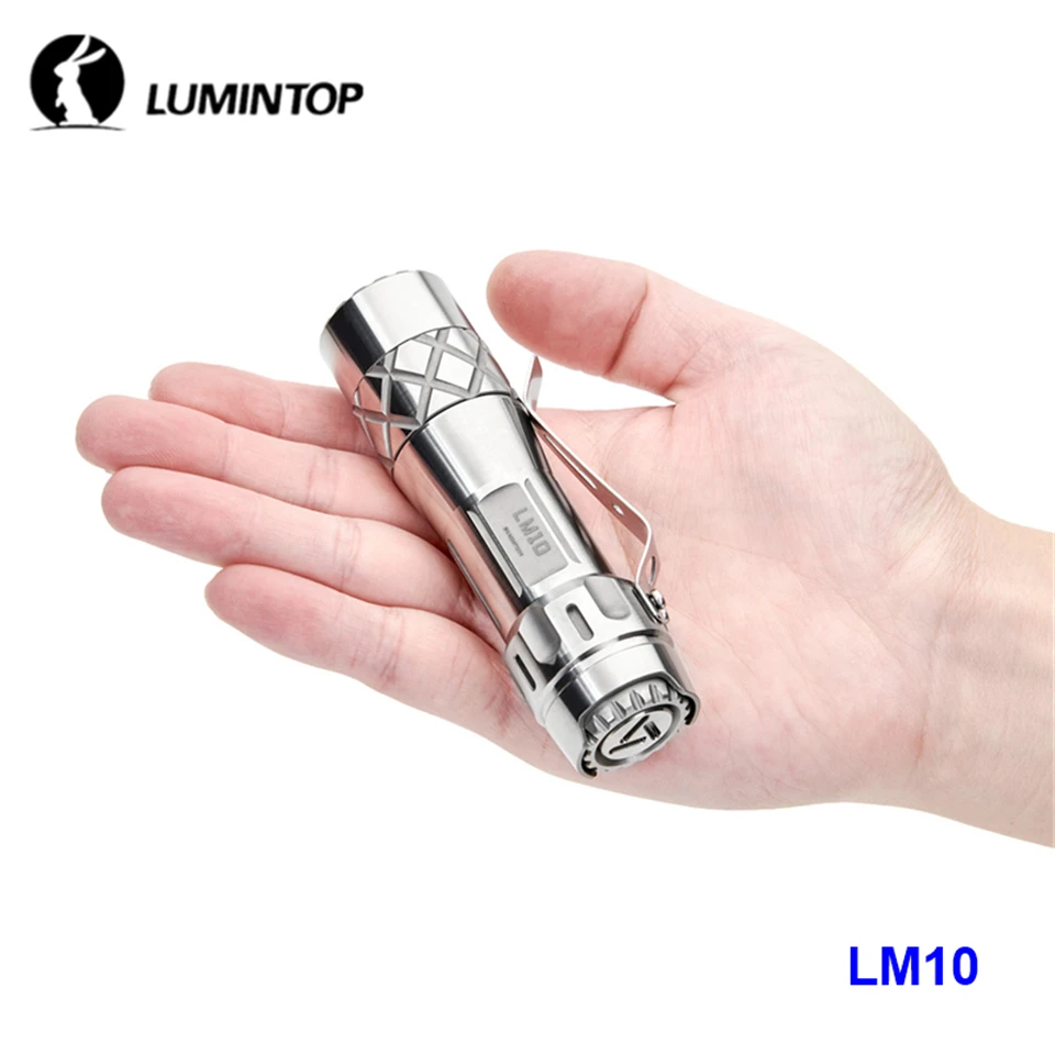Фонарик Lumintop LM10 светодиодный из титанового сплава 2800 люмен 18650 | Лампы и освещение