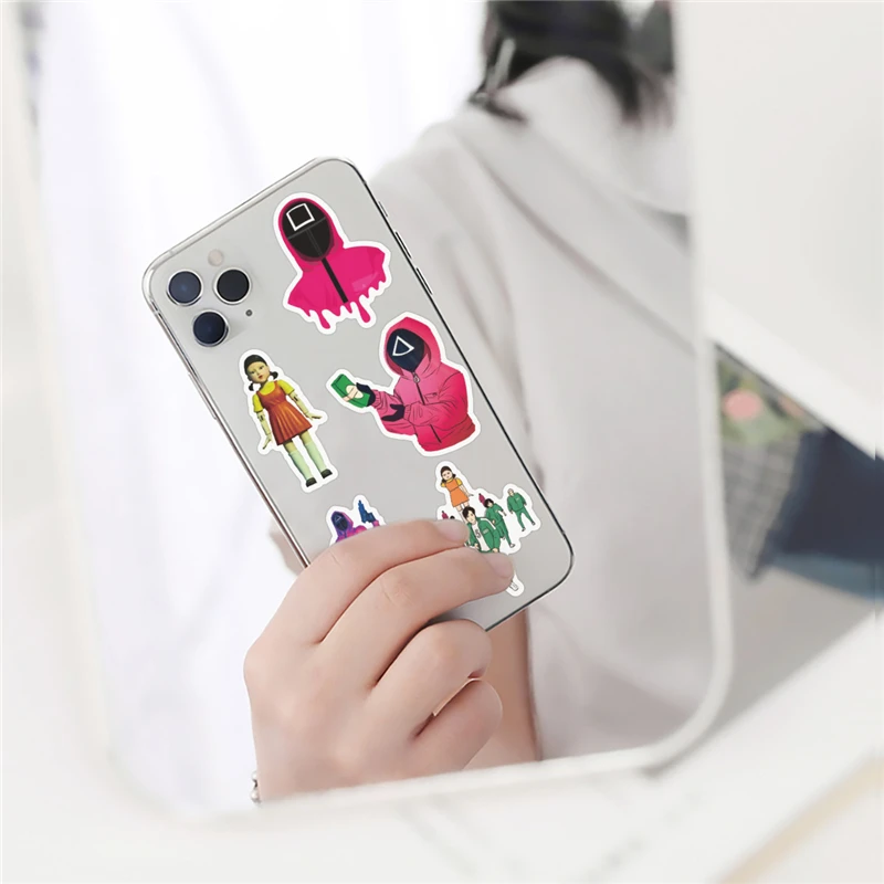 50PCS Waterproof Vinyl Aesthetic Cute Laptop Stickers for Macbook Air Pro IPhone Computer Movie Classics Skin Case Cover Sticker |