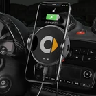 Автомобильное беспроводное зарядное устройство для Smart 453 fortwo, 10 Вт, быстрая зарядка, держатель для телефона, навигатор для Smart 451 brabus Smart 453 fortwo forfour