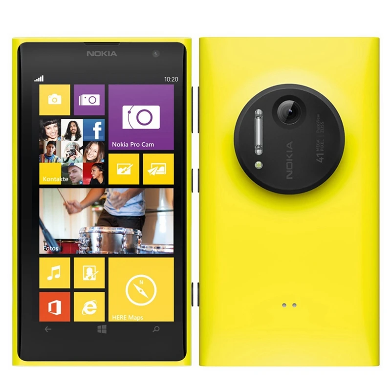 nokia lumia 1020 windows unlocked phone 32gb camera 41mp gps wifi 4 5 screen original nokia l1020 mobile phones free global shipping