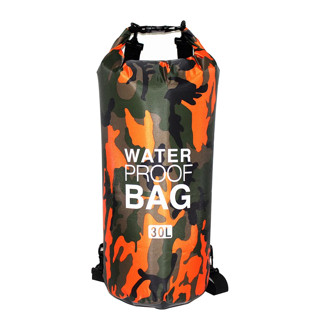 

PVC Camouflage Waterproof Backpack Portable Outdoor Sport Rafting Bag River Tracing Swiming Bucket Dry Bag 2L 5L 10L 15L 20L 30L