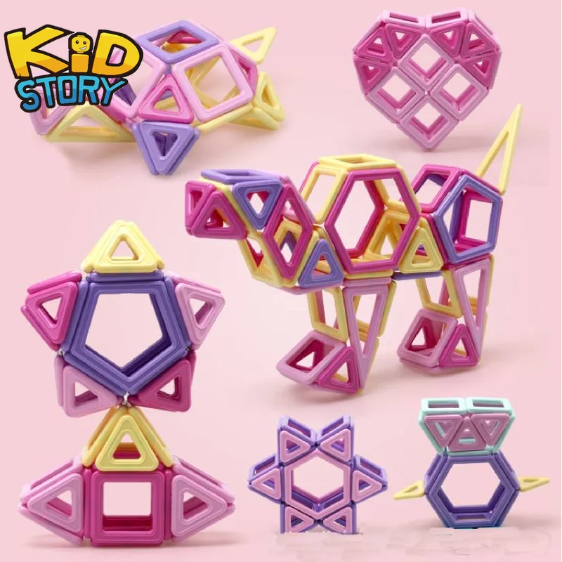 Мини конструктор из одного кирпича Магнитный дизайнерские игрушки 3D