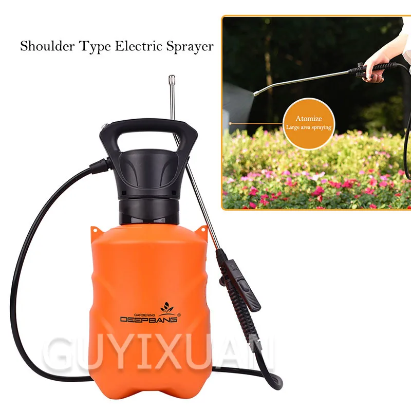 Небольшой перезаряжаемый рюкзак с электрическим распылителем плечевой тип