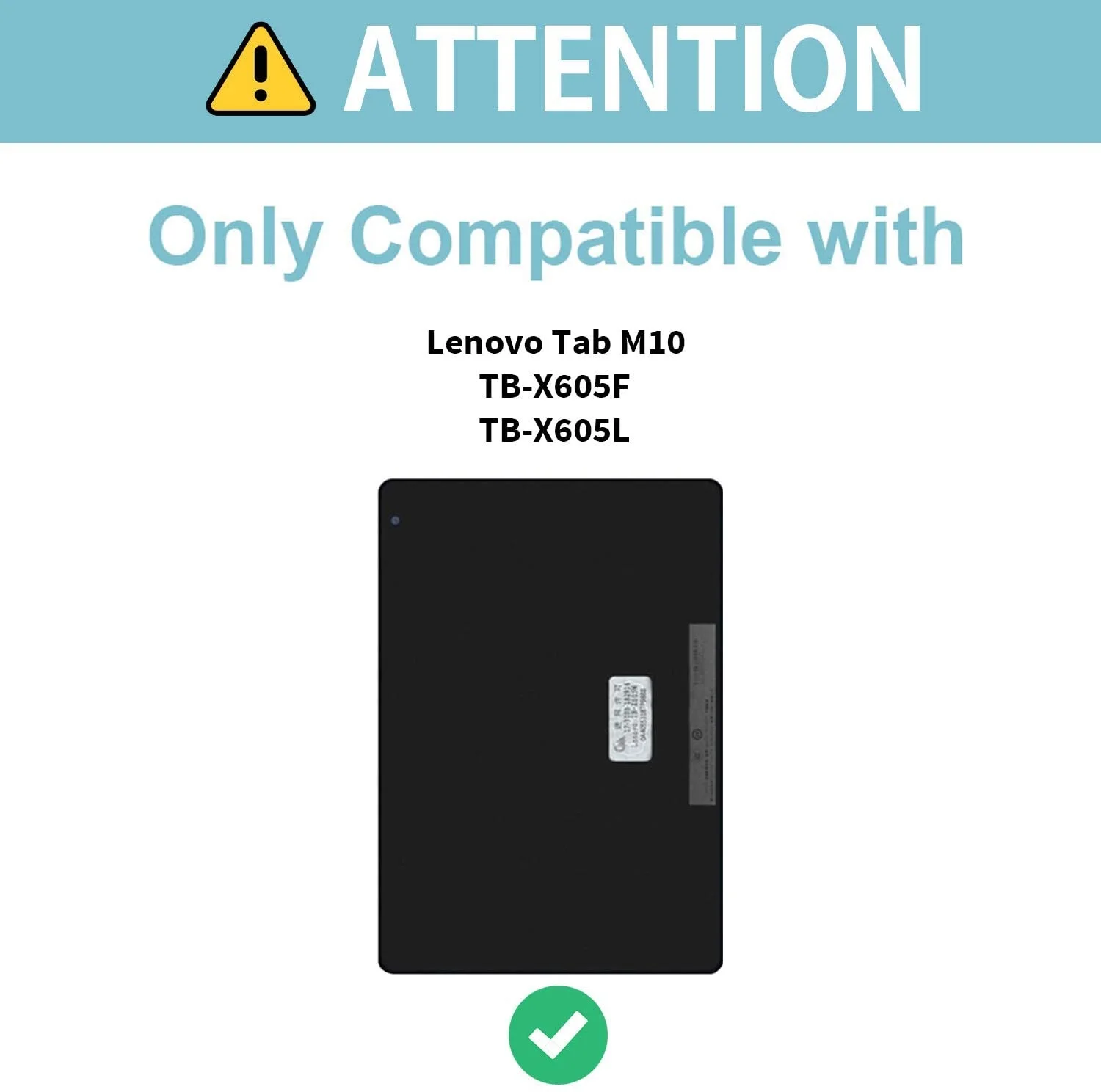 

Slim Case for Lenovo Tab M10 Auto Wake up/Sleep Flip Cover Protective Shell for TB-X605F TB-X605L TB-X505F with Soft Film+ Pen