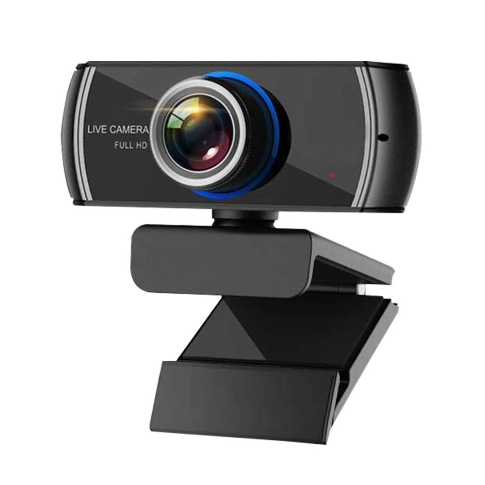 

1080P Webcam HD Streaming USB Computer Video Camera 2 Megapixels 100° Wide Viewing Manual Focus forMeeting Online Training Live