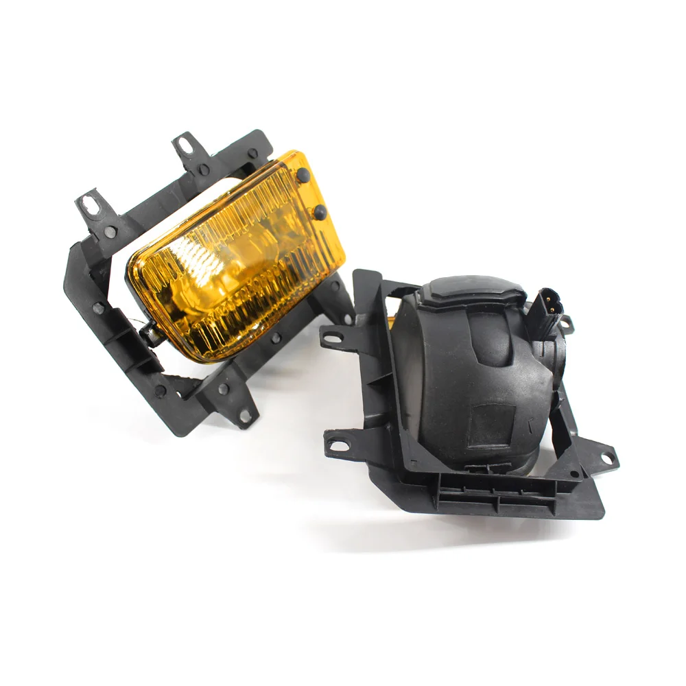 Набор бампер желтый туман светильник лампы объективов прямой покрой для 85-93 BMW E30