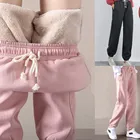 S-XXXL осенне-зимние сапоги выше колена на тонком модная женская однотонная обувь из кашемира с карманами, повседневные штаны спортивные штаны длинные штаны леггинсы женские F4