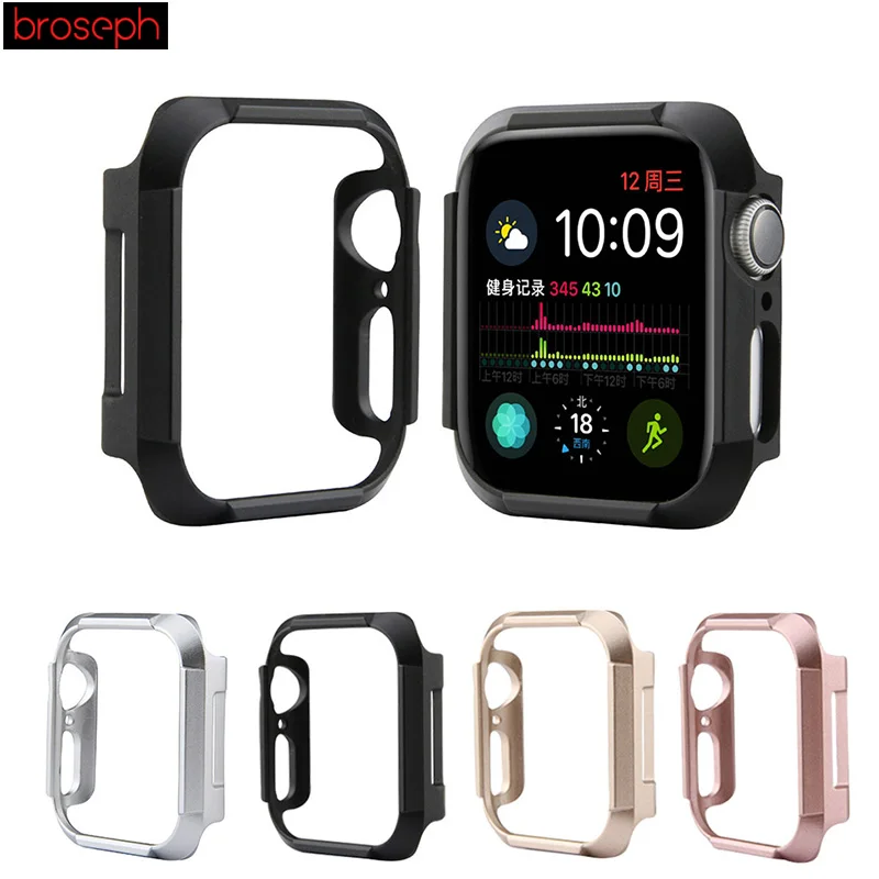 Защитная рамка корпуса для iWatch 4 44 мм 40 мм ПК Чехлы для часов для Apple watch Series 4 Обложка Аксессуары для часов