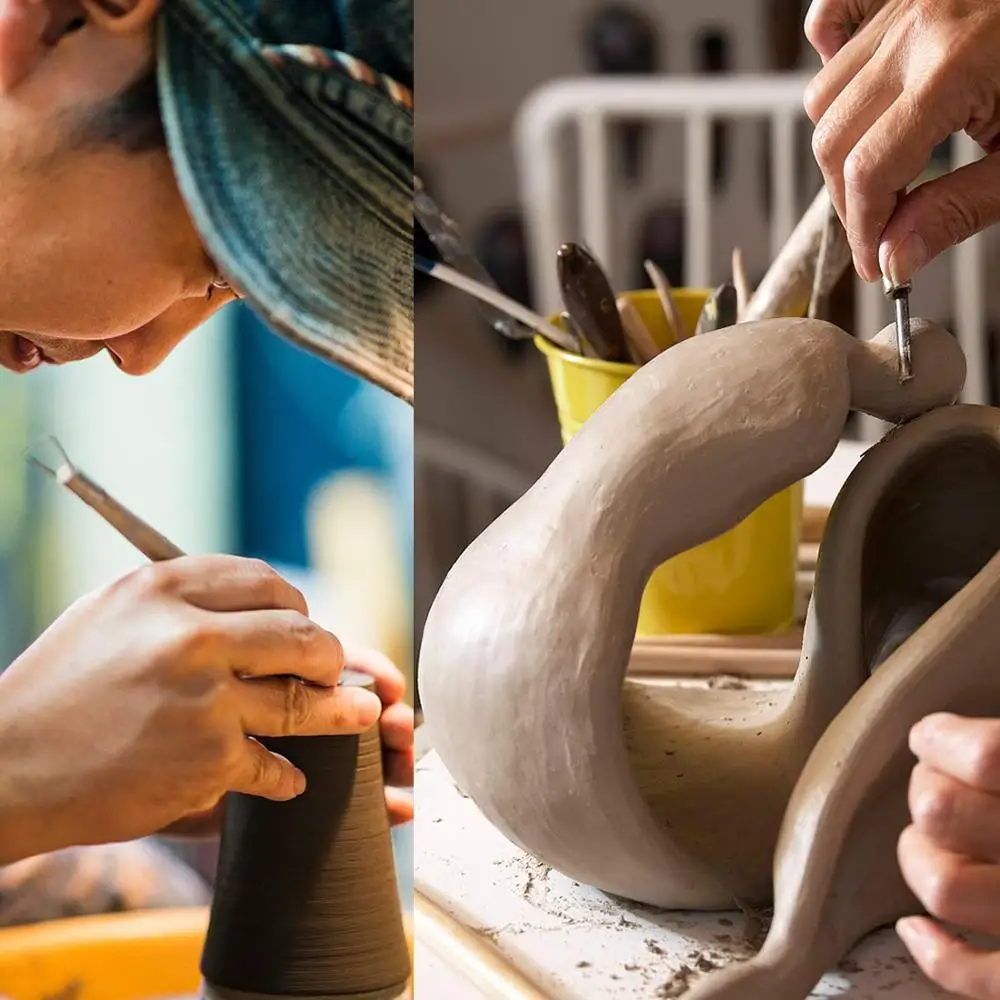 Набор инструментов для работы с гончарной глиной 14 дюймов|Инструменты