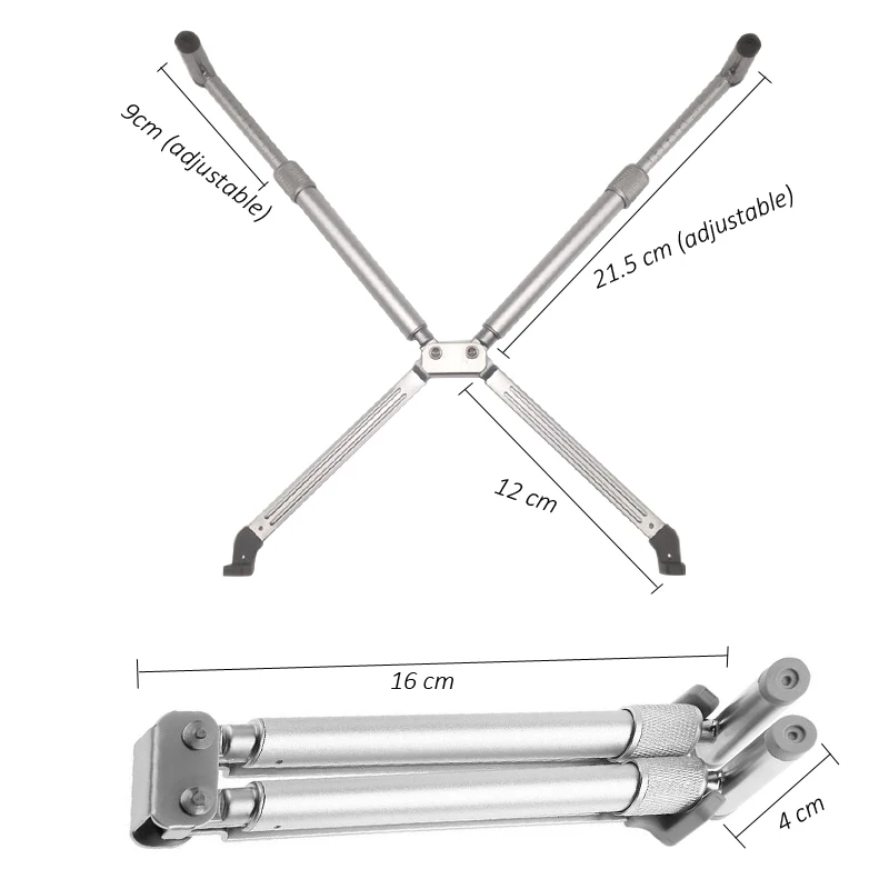 Складная портативная подставка для ноутбука с углом обзора регулируемая