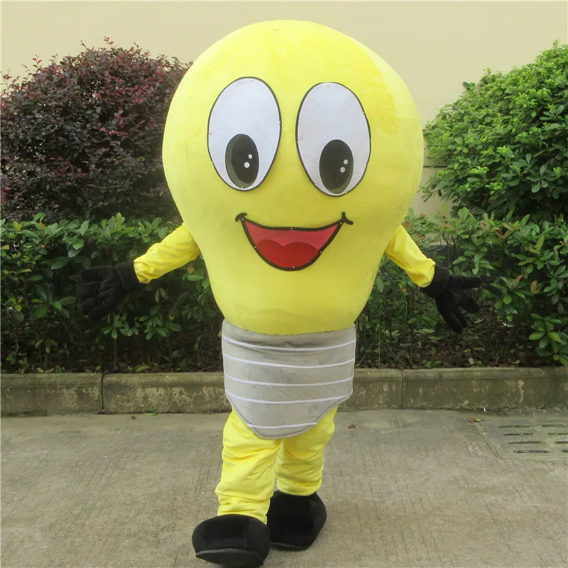 

Light Bulb Mascot Costume Cosplay Furry Suits Party Game Fursuit Cartoon Dress Outfit Carnival Halloween Xmas Easter Advertising