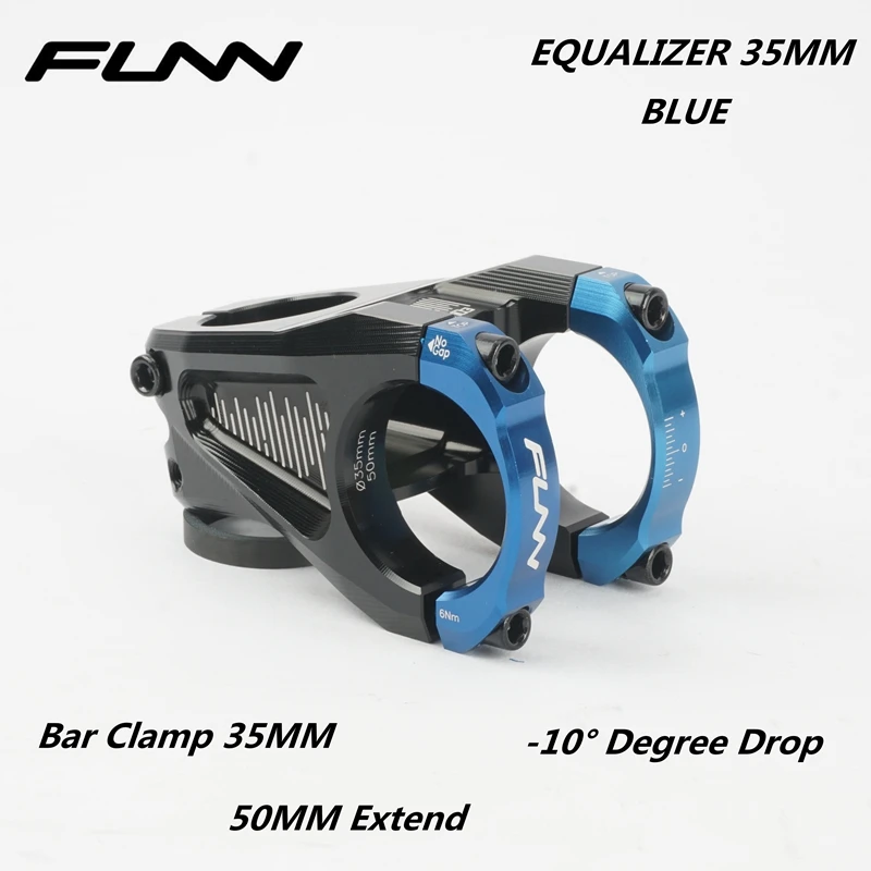 Эквалайзер FUNN 35 мм вынос руля горного велосипеда из сплава с ЧПУ полный зажим 50
