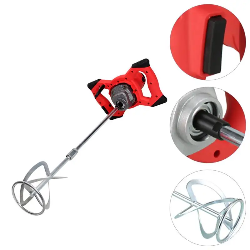 

1 Set Practical Safe 6-Speed Cement Stirrer Electric Concrete Mixer Steering Wheel Mixer