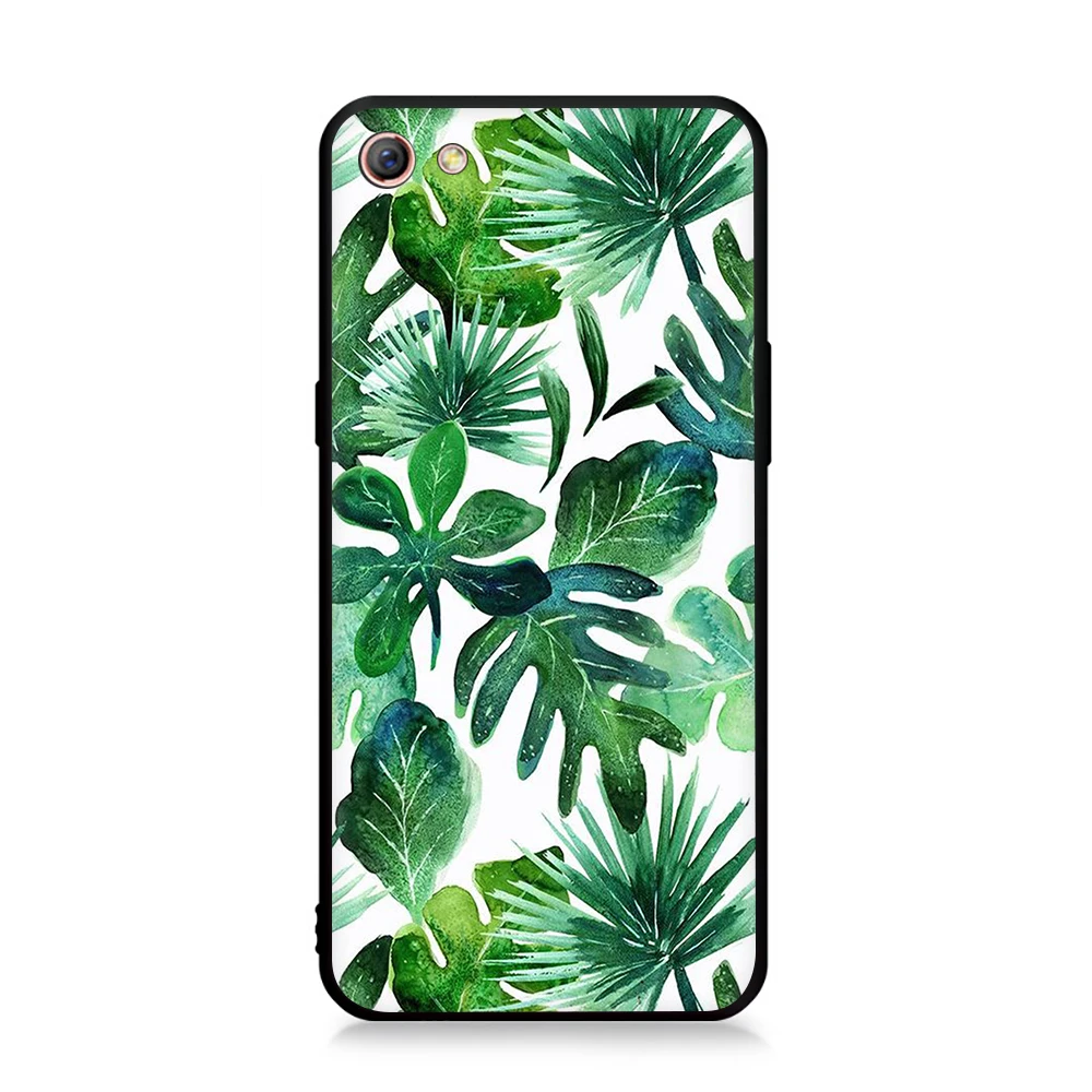 Тропические растения и листья для OPPO Reno 2 Z 10X Ace 2Z 2F 3 Pro Realme A5 5 Q X2 XT X50 X Lite|Бамперы| |