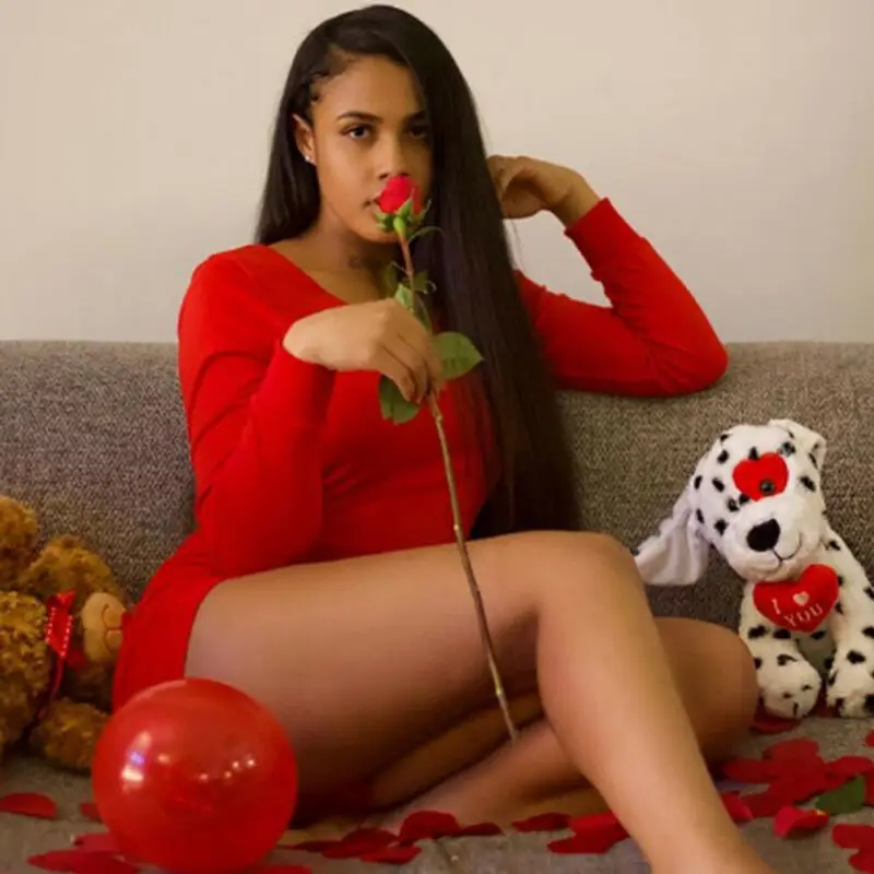 Сексуальное женское однотонное боди комбинезон с длинным рукавом Bosycon короткий