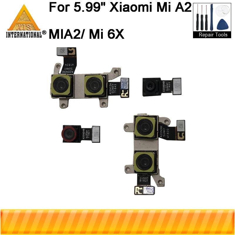 Axisinternational для Xiao mi A2 mi A2 mi A2 Модуль задней и фронтальной камеры гибкий кабель для mi 6X mi 6X Большая маленькая камера