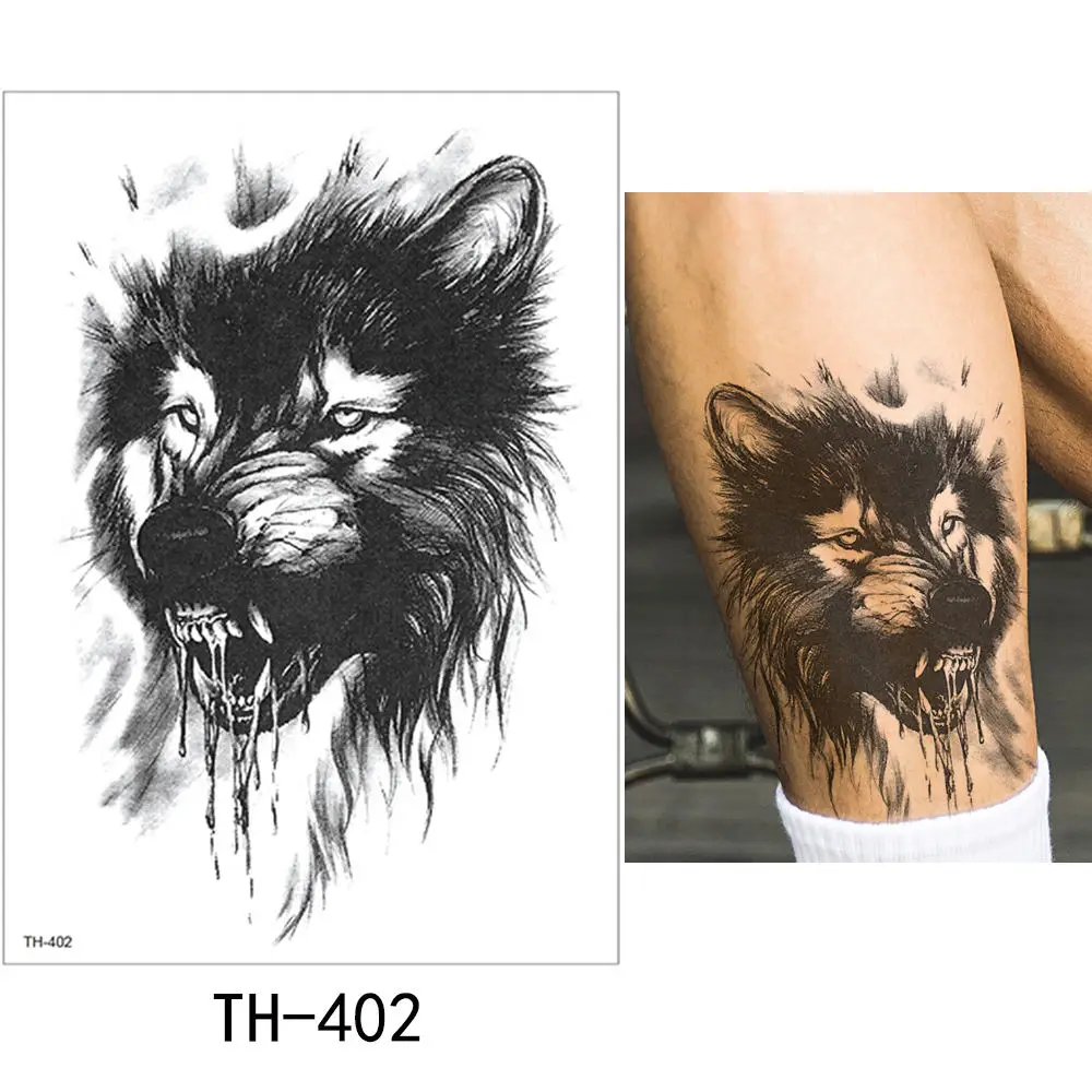TH-402 Glaryyears 15*21 см временная татуировка наклейка Горячая Поддельные татуировки животные и растения флеш-тату водонепроницаемый маленький боди-арт для мужчин и женщин - Цвет: TH-402