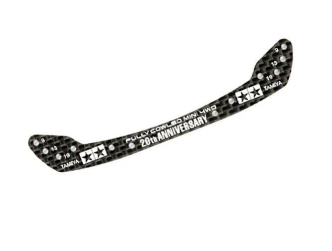 10pcs front 10 шт. 95072+ 94954 1,5 мм углеродное волокно передняя/задняя надпись Армирующая пластина для RC Tamiya Mini 4WD гоночный автомобиль модель - Цвет: 10pcs front
