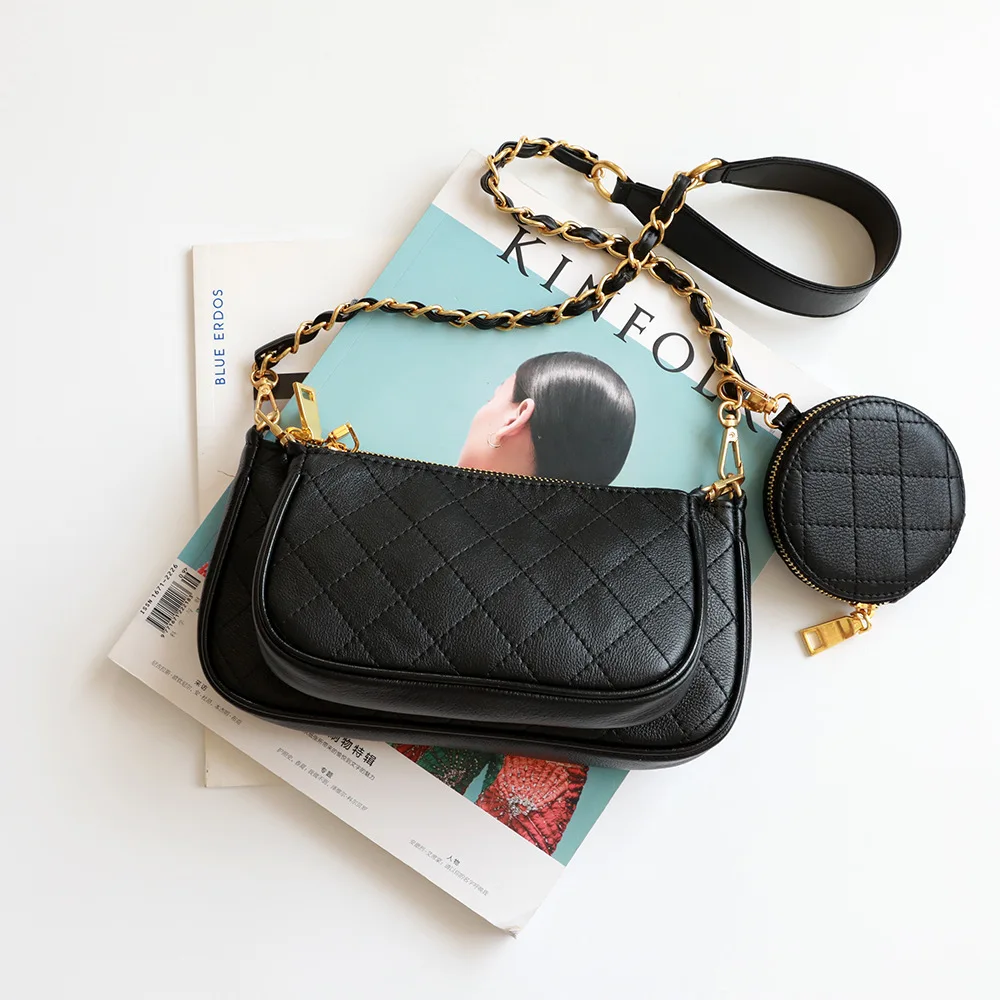 Сумки через плечо из натуральной кожи для женщин роскошные сумки с тремя