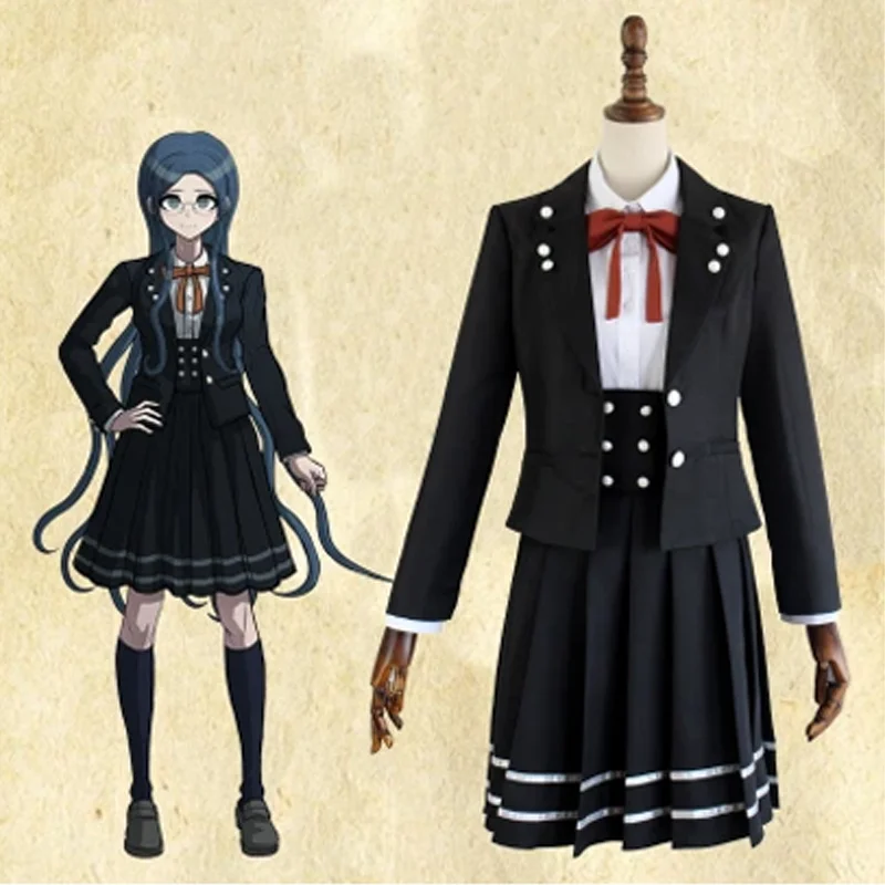 Аниме Danganronpa V3 Shirogane Tsumugi Оригинальная версия JK униформа косплей костюм женские
