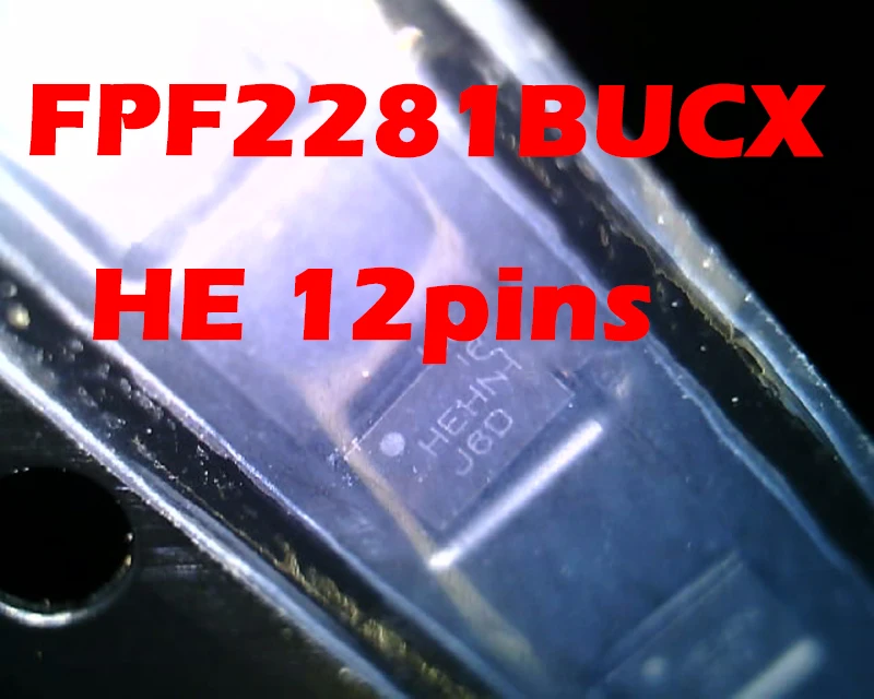 10 шт./лот FPF2281BUCX FPF2281 HEAB HEDU HEBD mark HE зарядная защита ic | Электронные компоненты и