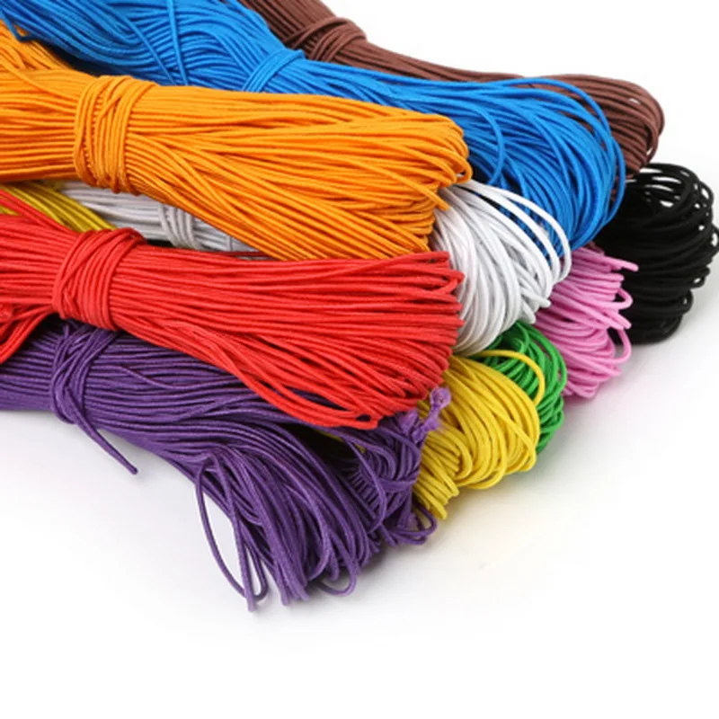 

100pcs 1MM Fabric Beading Elastic Stretch Cord Beading Cord Stretch String For Jewelry Making Bracelet Needwork Accessories Diy