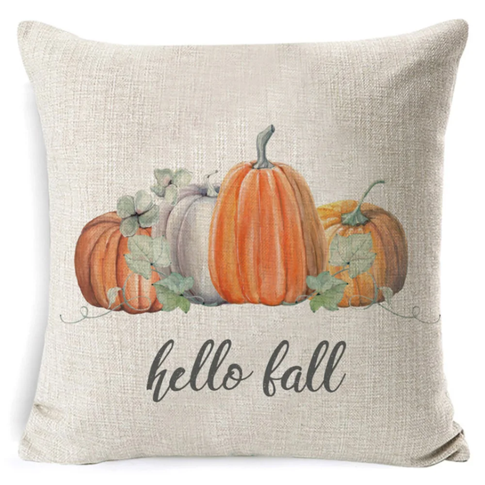Новые акварельные подушки в виде тыквы Осенние на Хэллоуин День благодарения