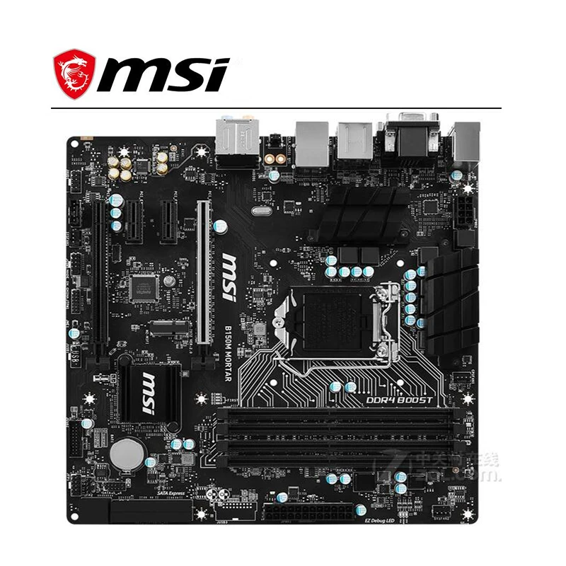 Материнская плата для MSI B150M материнская LGA 1151 DDR4 Intel B150 150M десктопная SATA III USB3.0 PCI E
